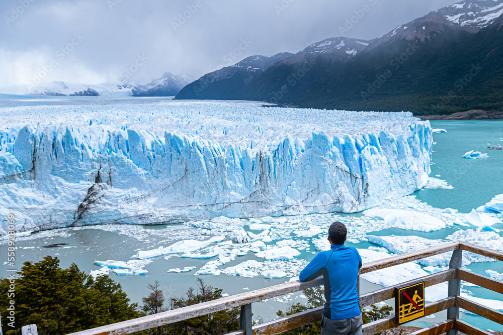 views of perito moreno glacier, argentina