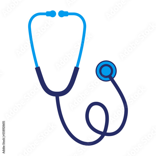 Stethoscope and medical tool icon