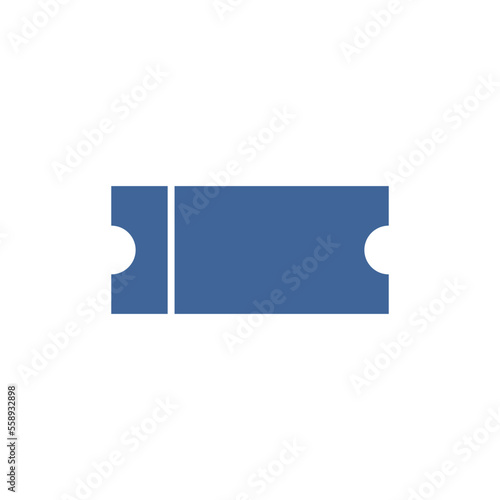 Ticket Icon Vector Illustration Logo Template