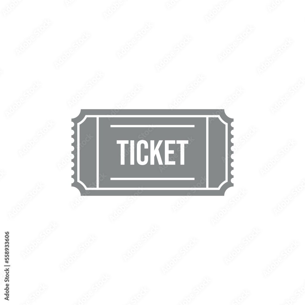 Ticket Icon Vector Illustration Logo Template Ticket Icon Vector Illustration Logo Template