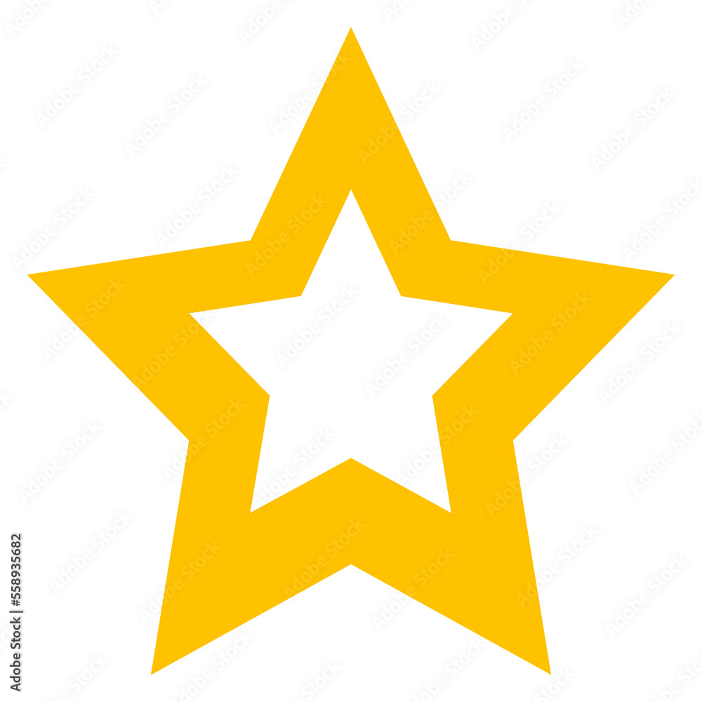 Creative Star Shape on Transparent Background Creative Star Shape on Transparent Background