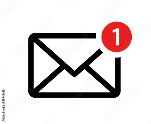 Email notification icon photo