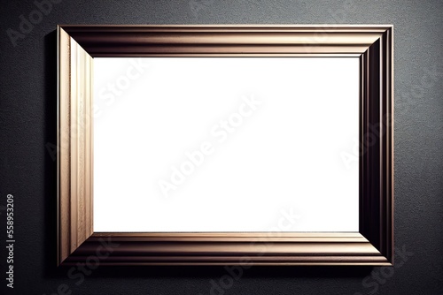 Blank Gold Picture Frame  (...