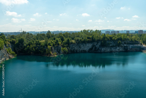 Reservoir in picturesque rocks