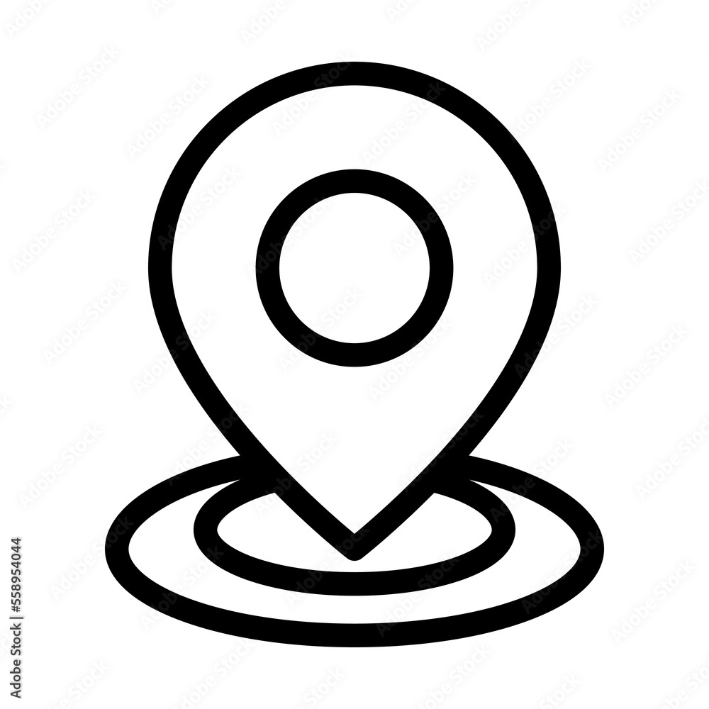 Map location icon line isolated on white background. Black flat thin icon on modern outline style. Linear symbol and editable stroke. Simple and pixel perfect stroke vector illustration Map location icon line isolated on white background. Black flat thin icon on modern outline style. Linear symbol and editable stroke. Simple and pixel perfect stroke vector illustration