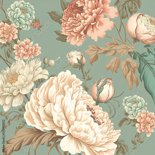 Wallpaper Mural Bold Flower Designs for Card, Packaging, Home Decoration Torontodigital.ca