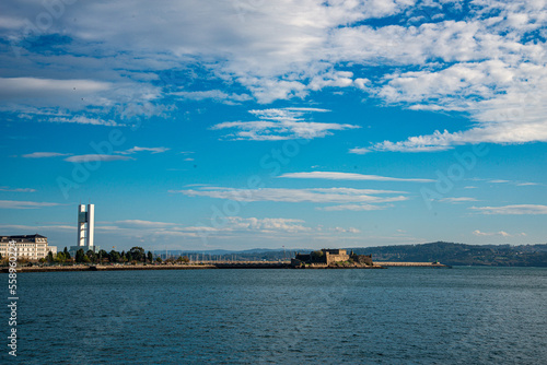 vistas desde la marina coruñesa