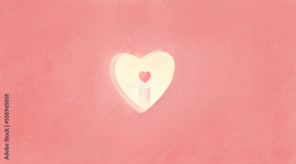 A window of heart. Concept art of love, and Valentine's day. Conceptual 3d illustration. minimal artwork. A window of heart. Concept art of love, and Valentine's day. Conceptual 3d illustration. minimal artwork.