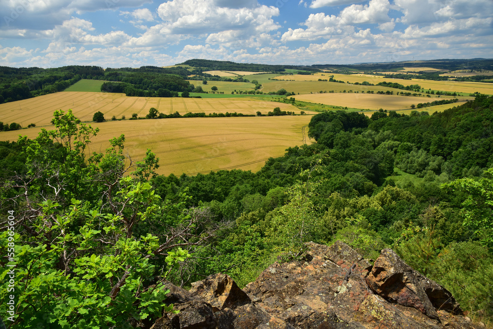 Obraz premium The Surroundings of Lubenec