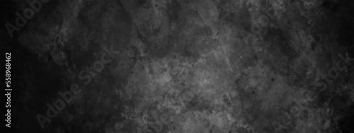 Black and dark grey grainy stone and concrete wall texture background. Old grunge Wall concrete texture background.