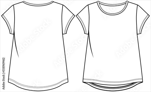 CAP SLEEVES KNIT TOP IN EDITABLE FILE
