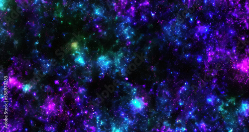 Wallpaper Mural glitter neon color galaxy background Torontodigital.ca