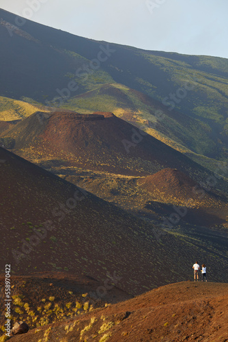 Slika na platnu Minor crater of Etna volcano, Sicily, Italy