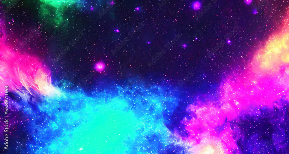 glitter neon color galaxy background glitter neon color galaxy background