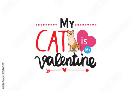 My Dog is My Valentine T shirt
