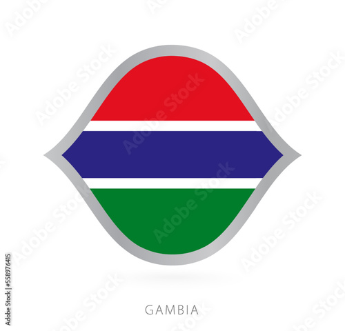 Free Download Gambia national team flag in style for international basketball competitions. - GFXLoad