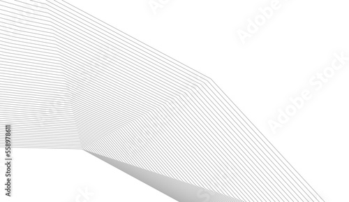 Abstract geometric design 3d illustration