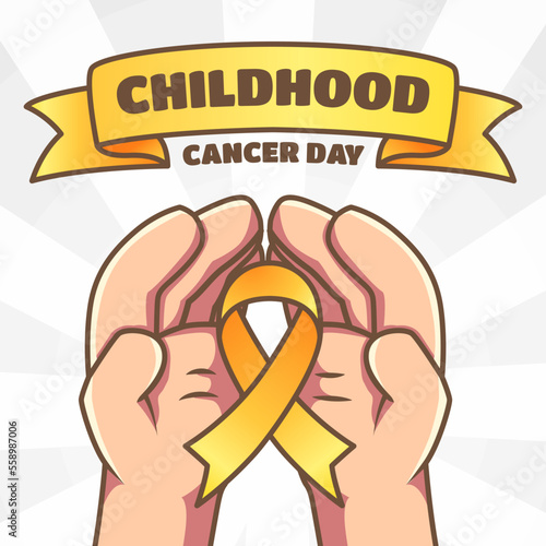 International Childhood Cancer day. ICCD raise awareness, support for children and adolescents with cancer