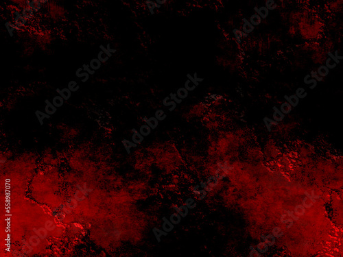 Horror red black paranormal background, apocalyptic scene background, mysterious power dangerous backdrop with burn movement creepy effect season Halloween or warm Christmas red design 