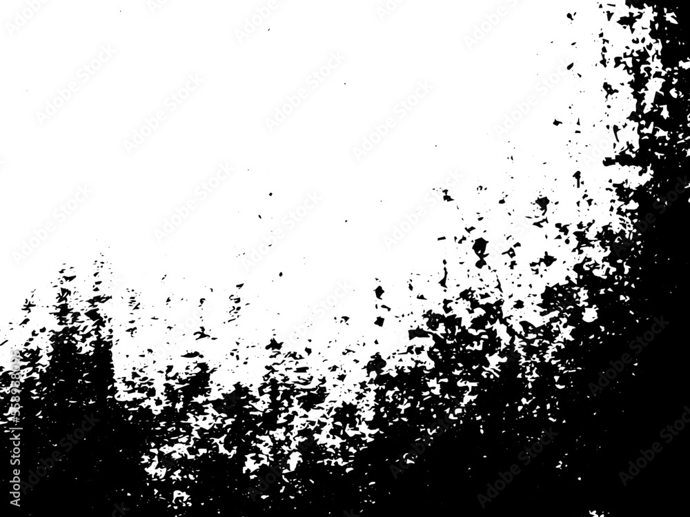 Fototapeta premium Rustic grunge vector texture with grain and stains. Abstract noise background. Weathered surface. Dirty and damaged. Detailed rough backdrop. Vector graphic illustration with transparent white. EPS10.