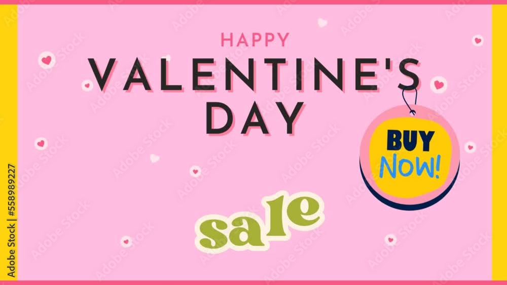 Valentines Day sale Video Beautiful Background festive animation backdrop love concept design Valentines Day sale Video Beautiful Background festive animation backdrop love concept design