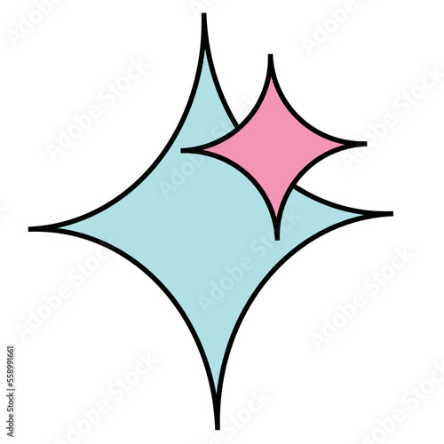 Retro 50's Diner Starburst 