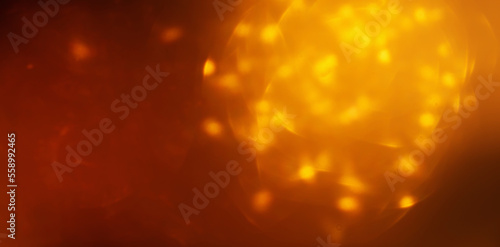 abstract glowing background with bokeh out of focus