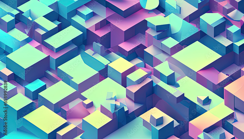 gradient color abstract cube background gradient color abstract cube background