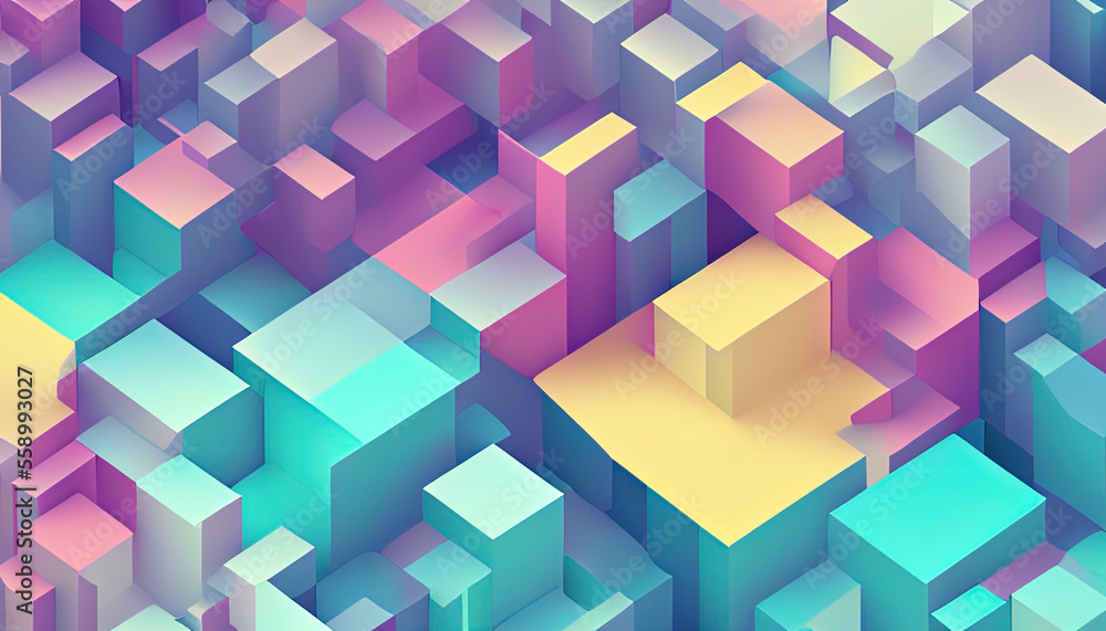 gradient color abstract cube background gradient color abstract cube background