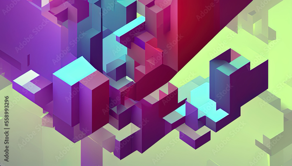 gradient color abstract cube background gradient color abstract cube background