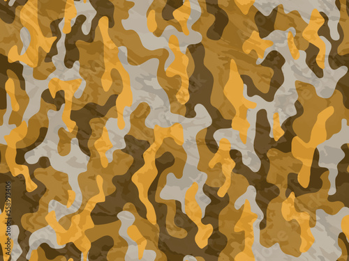 Full seamless camouflage texture pattern vector for military textile. Usable for Jacket Pants Shirt and Shorts. Dirty army camo masking design for skin fabric print and wallpaper. 