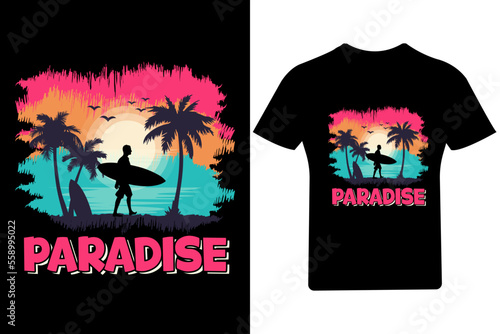 Paradise T Shirt Design