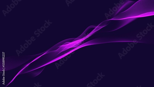 abstract colorful wave illustration background 