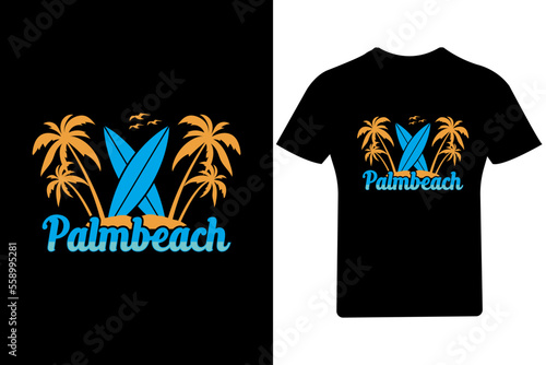 Palmbeach T Shirt Design, photo