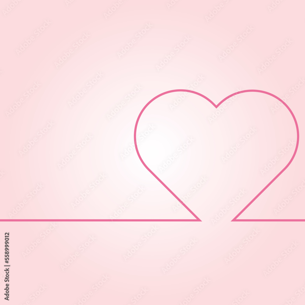 Hearts vector icon collection. Valentine's day romance symbols.Love Background