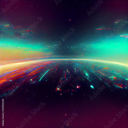 Glitch background universe abstract glitchy planet video wallpaper 4k