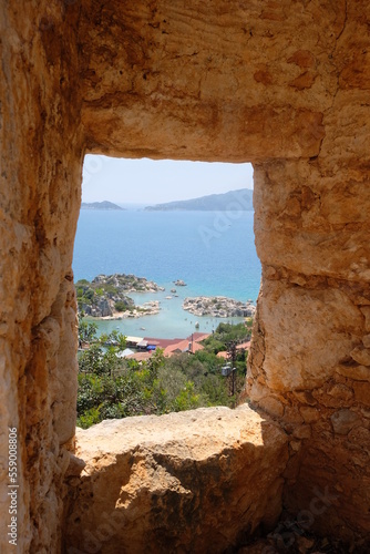 Looking at the present through the window of history. Lykia Turkey.
