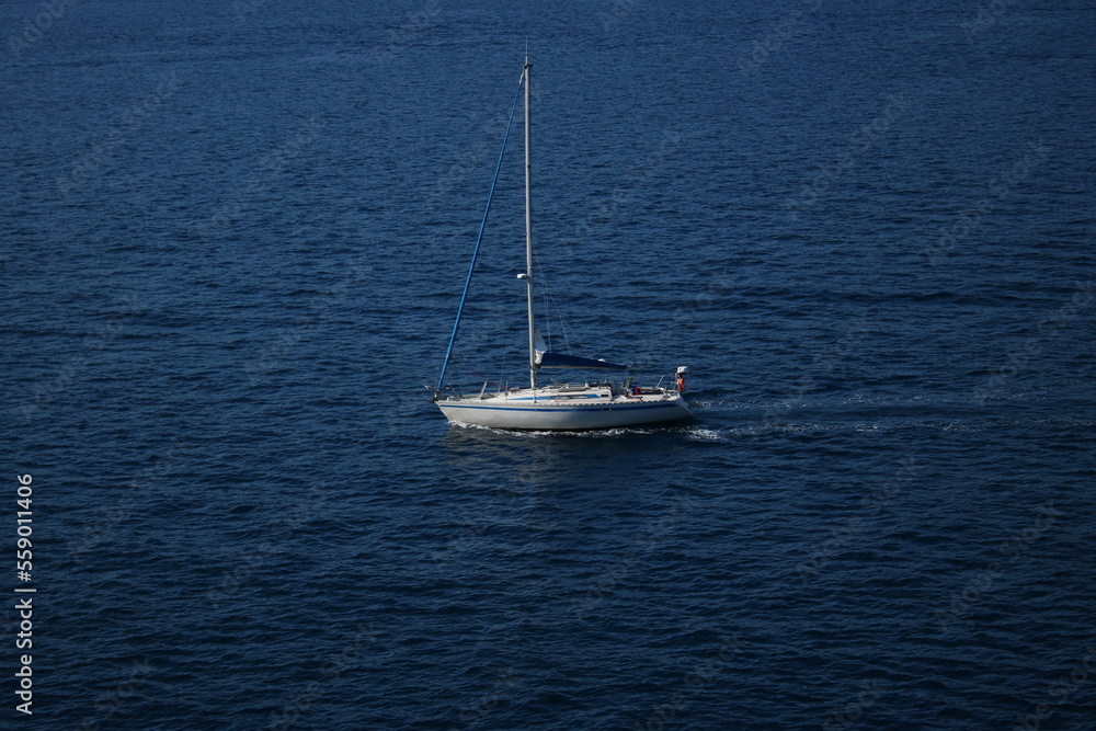 yacht in the sea yacht in the sea