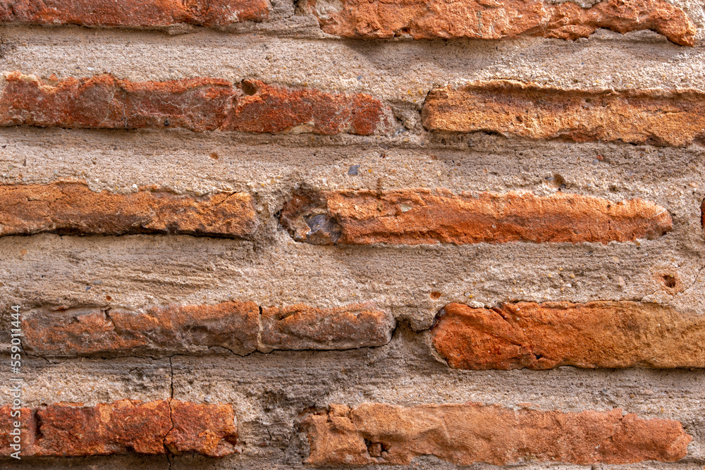 Brick Wall during a overcast day Brick Wall during a overcast day