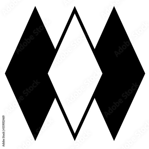 Retro Design Elements Atomic Shape