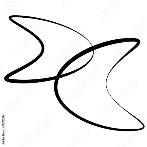 Retro Design Elements Atomic Shape