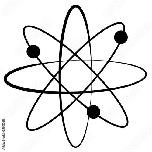 Retro Design Elements Atomic Shape