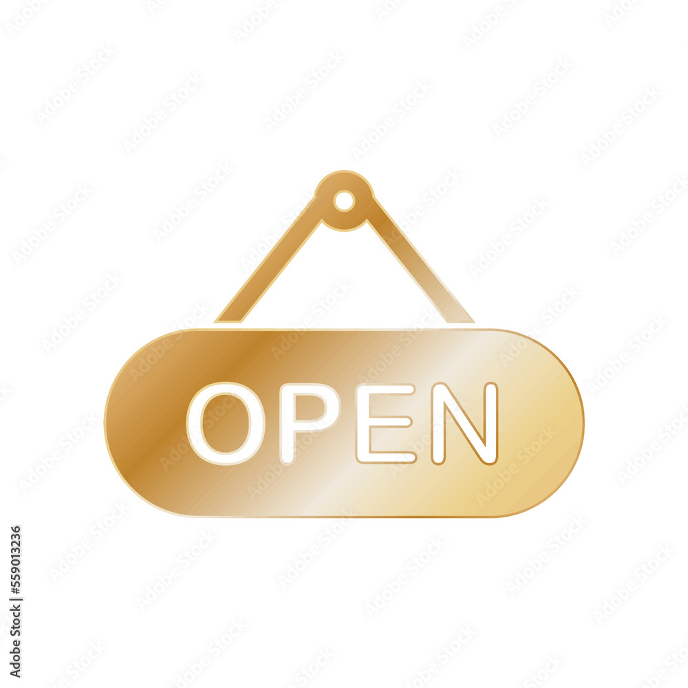 Open sign icon Open sign icon