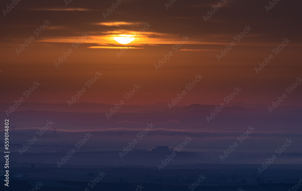 Naklejka premium Nascer do sol