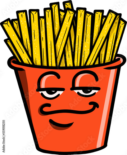 Naughty face french fries