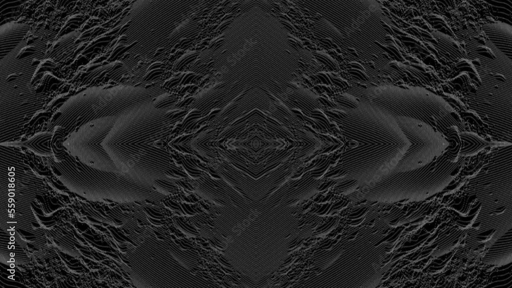 Kaleidoscope abstract fractal flower meditation psychedelic shapes trippy futuristic transformations.