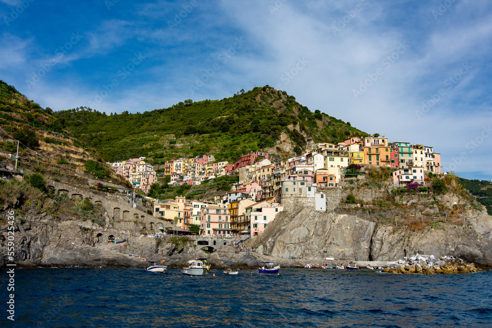 Cinque Terre along the Italian coast