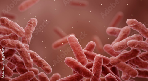 Bacteria gaining drug resistance (antibiotic resistance) photo