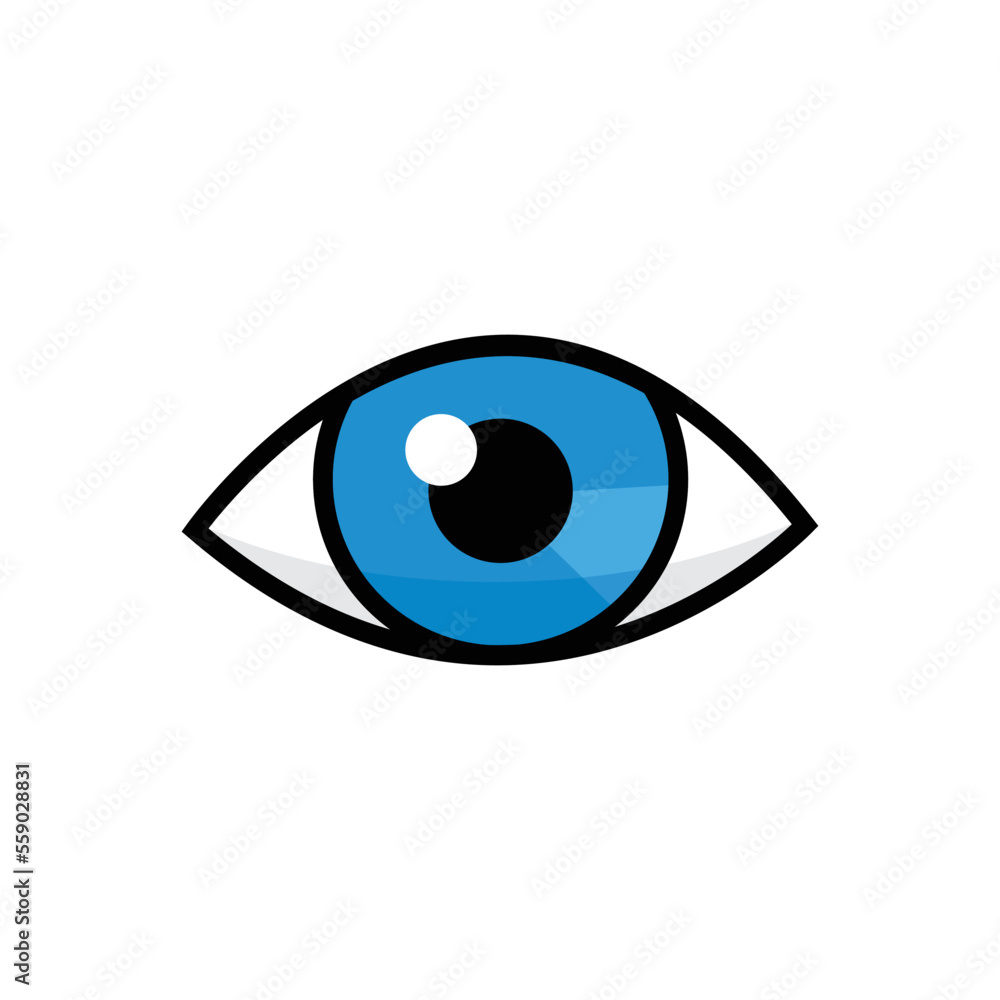Eye vector illustration. Cartoon eye. Eye hand draw isolated. Eye vector illustration. Cartoon eye. Eye hand draw isolated.