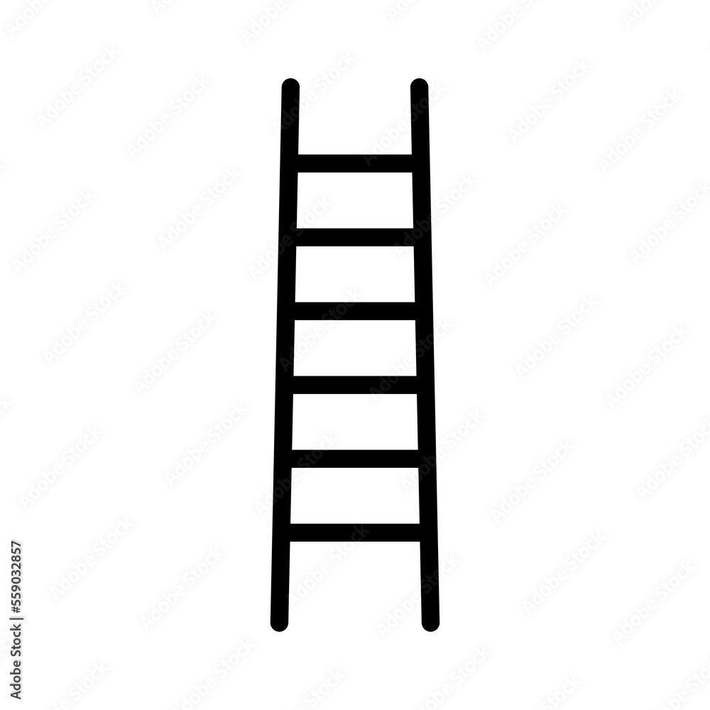 step ladder icon, ladder icon in trendy flat style on white background..eps step ladder icon, ladder icon in trendy flat style on white background..eps